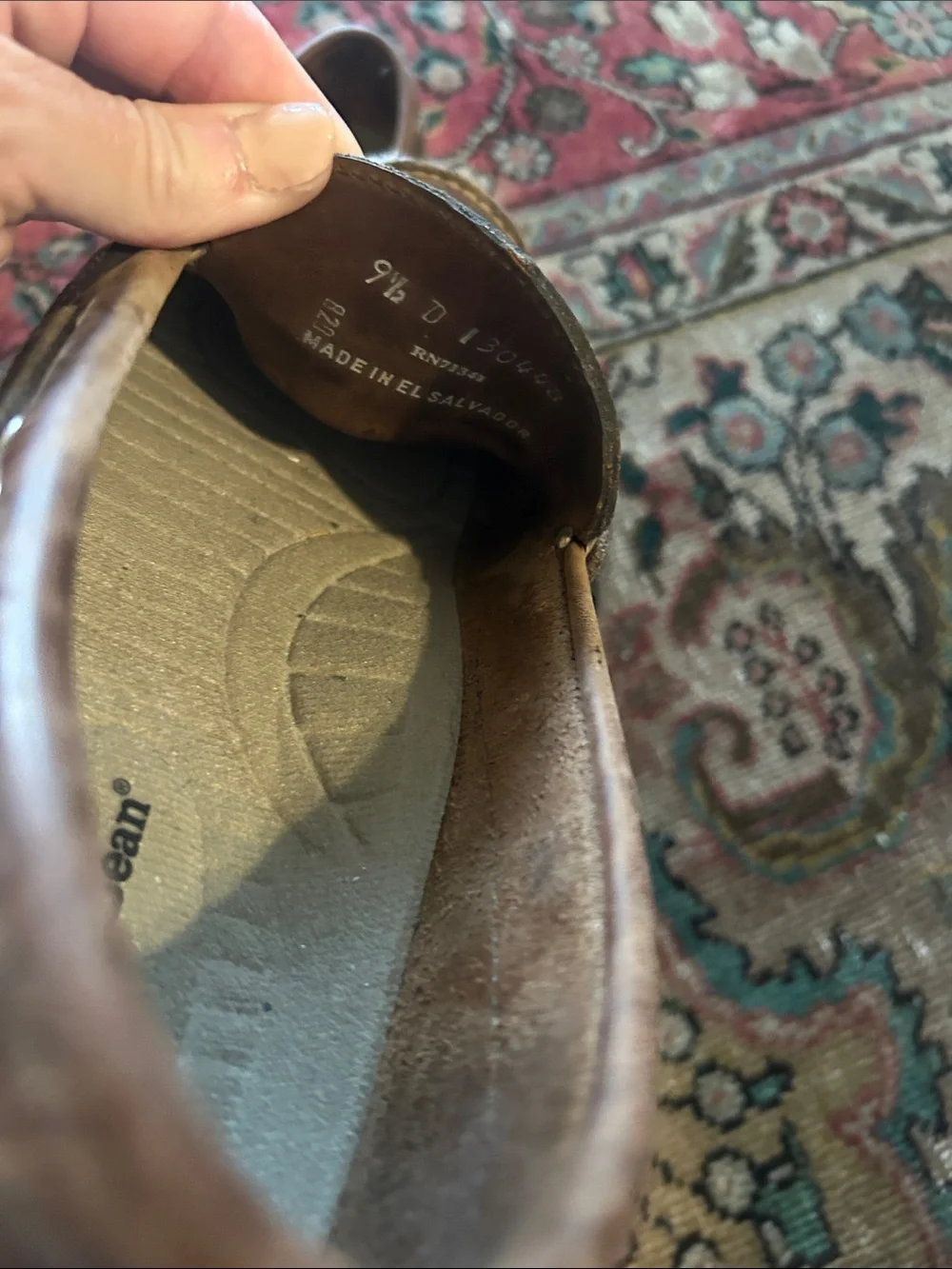 L.L. Bean Men's Brown Leather Boat Shoes